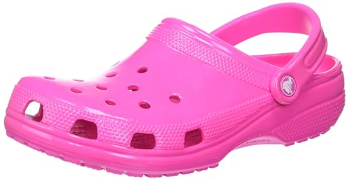 Crocs Unisex Classic Clogs (Best Sellers) Holzschuh, Neon HL Pink Crush, 37/38 EU von Crocs