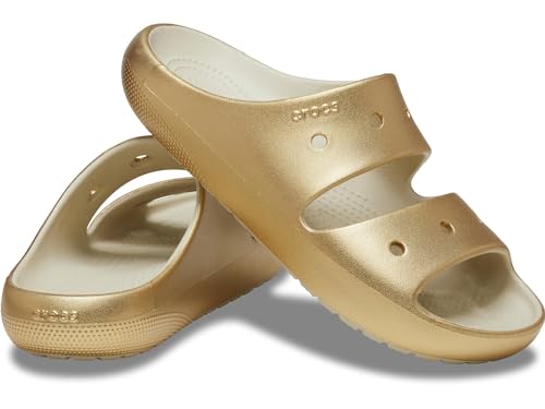 Crocs Unisex Classic Sandalen 2.0 Slide, Gold, 36/37 EU Crocs Unisex Classic Sandalen 2.0 Slide, Gold, 36/37 EU von Crocs