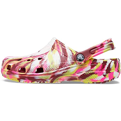 Crocs Unisex Herren und Damen Classic Sparkly Clog | Metallic und Glitzer Schuhe, Electric Pink Multi, 5 UK von Crocs