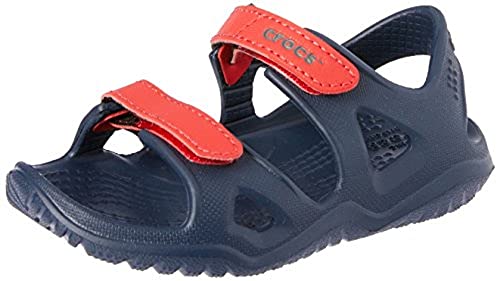 Crocs Unisex Kinder Swiftwater River K Sandalen, Navy Flame, 32/33 EU von Crocs