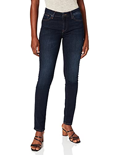 Cross Jeans Damen Anja Hose, Blau (Dark Blue Used 077), W27/L34 (Herstellergröße: 27) von Cross