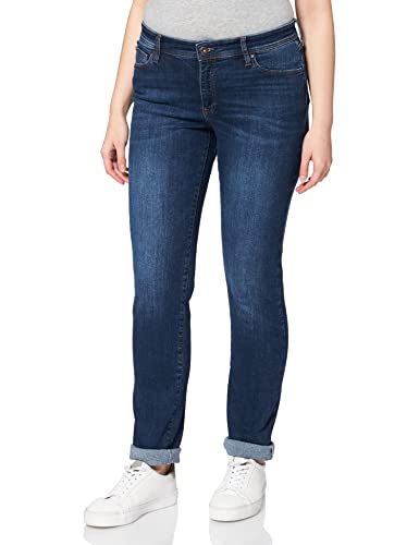 Cross Jeans Damen Anya Jeans, Ocean Blue, Normal von Cross