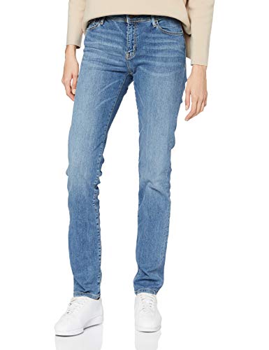 Cross Damen Anya P 489-116 Slim Jeans, Blau (Light Mid Blue 123), 31W / 34L EU von Cross