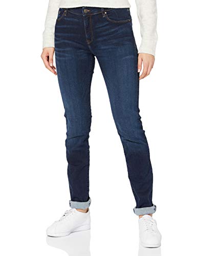 Cross Jeans Damen Anya P 489-117 Slim Jeans, Blau (Dark Blue 136), W36/L32 von Cross