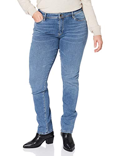 Cross Jeans Damen Anya P 489-161 Slim Jeans, Blau (Light Mid Blue 123), W33/L34 von Cross