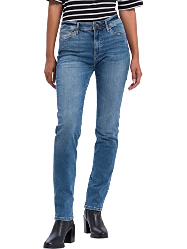 Cross Jeans Damen Jeans Lauren - Bootcut - Blau - Light Blue W24-W34 Stretch Baumwolle, Größe:33W / 30L, Farbvariante:Light Blue 015 von Cross