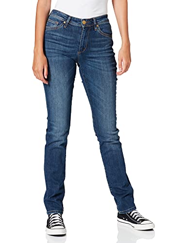 Cross Jeans Damen Anya P 489-162 Slim Jeans, Blau (Dark Blue 120), W36/L34 von Cross