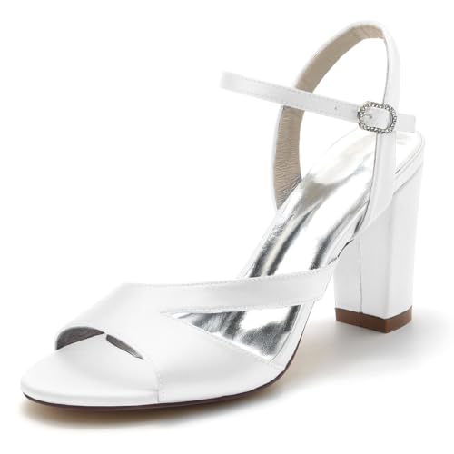 Weiß,39 EU,Damen Sommer Hochzeitsschuhe Minimalismus Sandalen Brautschuhe Für Hochzeit Partyabend Gericht Schuhe Weiß,39 EU,Damen Sommer Hochzeitsschuhe Minimalismus Sandalen Brautschuhe Für Hochzeit Partyabend Gericht Schuhe von CrtTsks