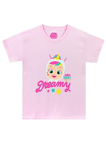 Cry Babies T-Shirt für Mädchen | Magic Tears Dreamy Puppen-Kinder-T-Shirt| Bequeme Baumwoll-Kinderkleidung | Offizielle Merchandising-Artikel | 104 von Cry Babies Magic Tears