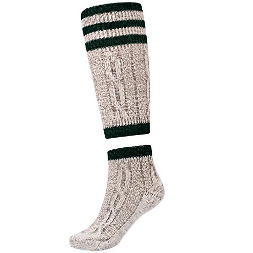 Herren Lederhosensocken Oktoberfest, 2 Stück, Weiß/Braun Gr. 41/42 EU, Brown White Mix Herren Lederhosensocken Oktoberfest, 2 Stück, Weiß/Braun Gr. 41/42 EU, Brown White Mix von Cuir Craft
