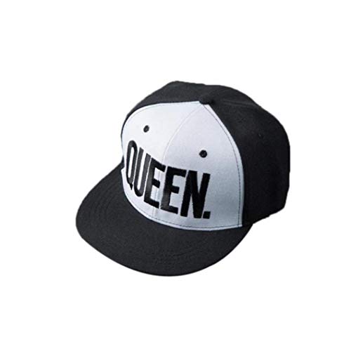 Unisex Baseballmütze King Queen Letters Stickerei Hip Hop-Hüte Mit Justierbarem Für Männer Frauen von CULER