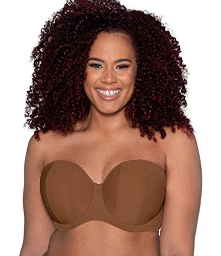 Curvy Kate Damen Luxe Trägerloser BH, Braun (Karamellkaramell), 85H von Curvy Kate