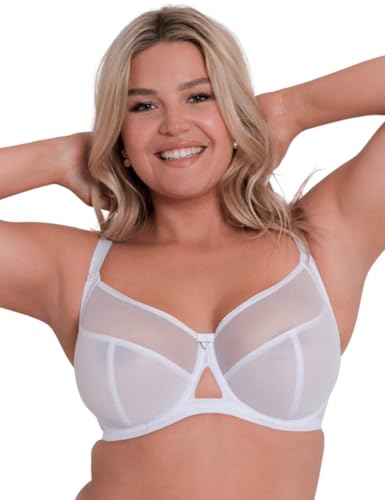 Curvy Kate Damen Victory 4 Part Balcony Bra Balconette-BH, White, 75G von Curvy Kate