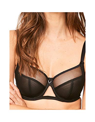 Curvy Kate Damen Victory Balconette Alltags-BH, Durchsichtig, Schwarz, 85K Curvy Kate Damen Victory Balconette Alltags-BH, Durchsichtig, Schwarz, 85K von Curvy Kate