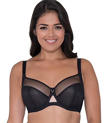 Curvy Kate Damen Victory Balconette BH für den Alltag, Schwarz, 70I von Curvy Kate