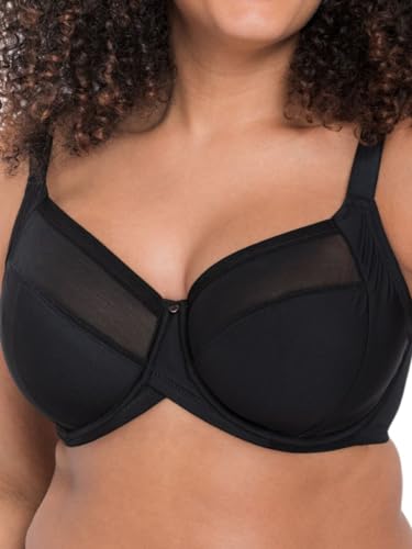 Curvy Kate Damen Wonderfully Full Cup Bra Balconette-BH, Blickdicht, Schwarz, 75HH Curvy Kate Damen Wonderfully Full Cup Bra Balconette-BH, Blickdicht, Schwarz, 75HH von Curvy Kate