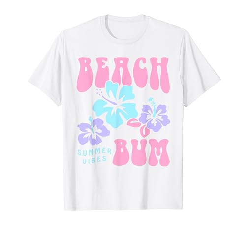 Coconut Girl Beach Bum Pastel Graphic Trendy y2k 90s Retro T-Shirt von Cute Aesthetic Summer Trends For Teen Girls Women