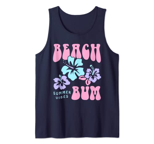 Coconut Girl Beach Bum Pastel Graphic Trendy y2k 90s Retro Tank Top von Cute Aesthetic Summer Trends For Teen Girls Women