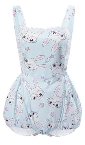 CutiePlusU Baumwoll-Knopf-Schritt-Overall Erwachsene Strampler Onesie Shortalls- Dr. Häschen 2XL CutiePlusU Baumwoll-Knopf-Schritt-Overall Erwachsene Strampler Onesie Shortalls- Dr. Häschen 2XL von CutiePlusU
