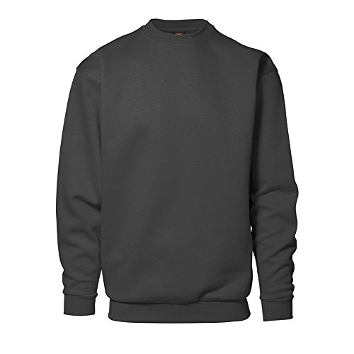 Klassisches Herren Sweatshirt von ID (XL, Koks) von D.I.D