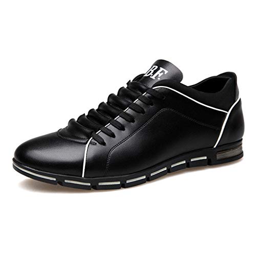 DAIFINEY Männer Mode solides Business Sport Flache Runde Zehen beiläufige Schuhe Schuhe Herren 45 von DAIFINEY