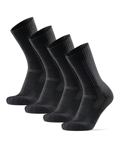 DANISH ENDURANCE Premium Wandersocken 2 Paare (Schwarz, EU 43-47) von DANISH ENDURANCE