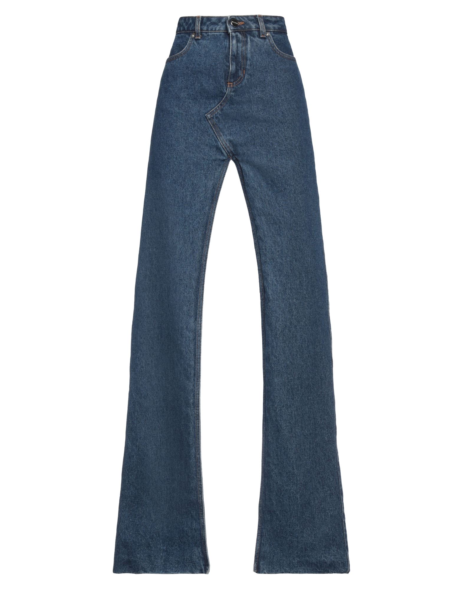 DAVID KOMA Jeansrock Damen Blau von DAVID KOMA