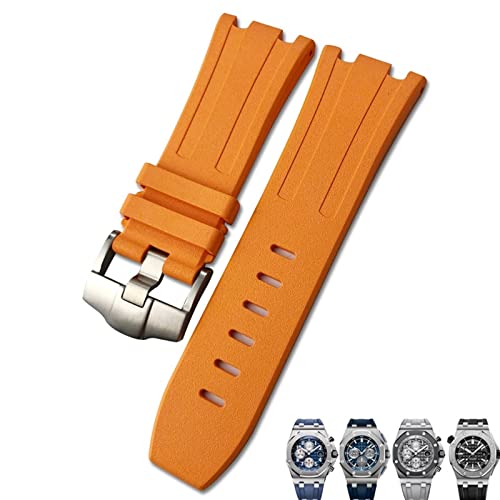 DAVNO Weiches FKM Fluoro-Gummi-Uhrenarmband 28 mm für AP Strap Audemars Piguet Royal Oak Offshore Tauchen, wasserdichtes Sportuhrenband, 28x24mm, Achat von DAVNO