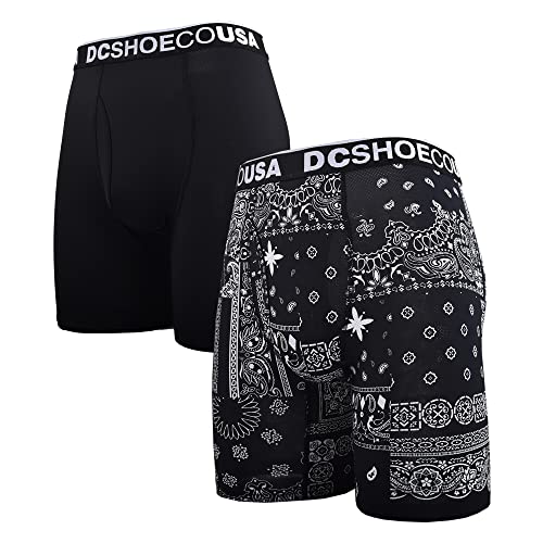 DC Shoes Herren Micro Performance Mesh Boxershorts Retroshorts, Schwarz (2er-Pack), Medium von DC Shoes