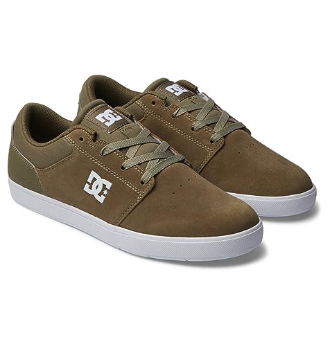 DC Shoes Herren Crisis 2 Sneaker, Olive/White, 39 EU von DC Shoes