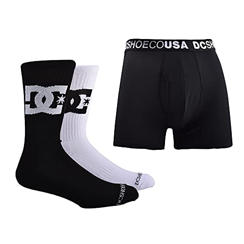 DC Shoes Herren Geschenkset mit Socken und Unterwäsche, Schwarzes Geschenk-Set (3er-Pack), X-Large (2er von DC Shoes