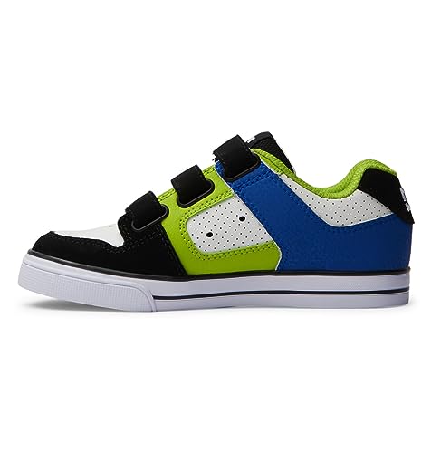 DC Shoes Jungen Pure V Sneaker, Black Blue Green, 34.5 EU von DC Shoes