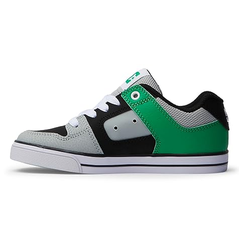 DC Shoes Pure Sneaker, Black/Kelly Green, 34 EU von DC Shoes