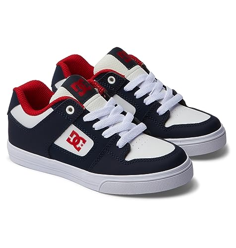 DC Shoes Jungen Pure Sneaker, Dc Navy Ath Red, 35 EU von DC Shoes