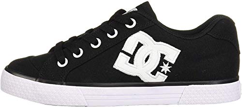 DC Women's Chelsea TX Skate Shoe, Black/White/Black, 7 M US von DC