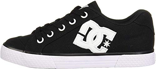 DC Damen Chelsea TX Skate-Schuh, schwarz/weiß/schwarz, 39 EU von DC