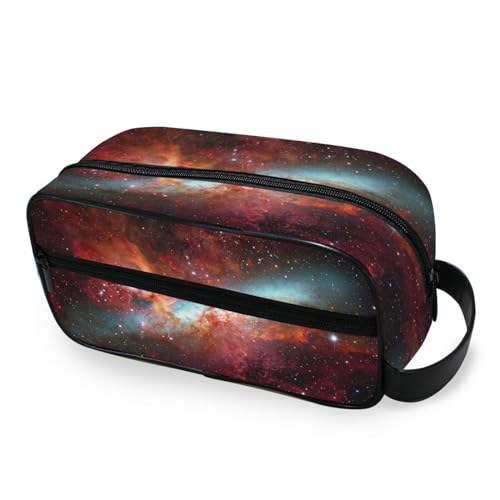 DEHOZO Tragbare Make-up-Tasche, Deep Space Galaxy Star, kleine Reise-Kosmetiktasche, Kulturbeutel für Damen und Herren, Make-up-Organizer-Tasche, Badezimmer-Make-up-Tasche für Reiseutensilien, von DEHOZO