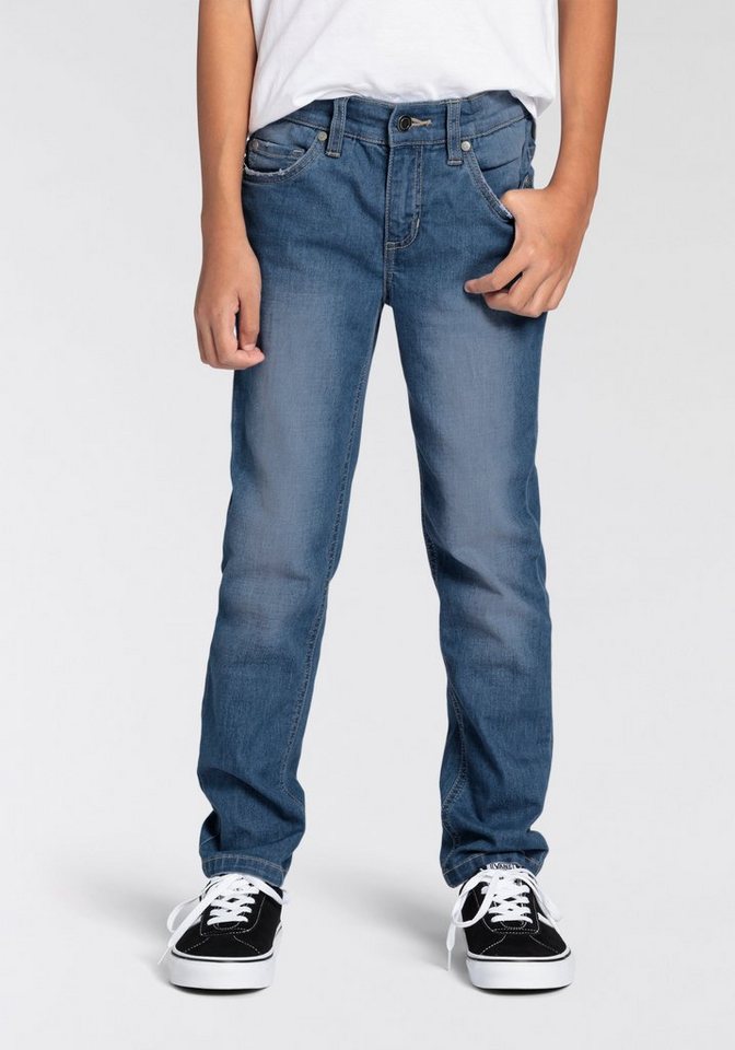 DELMAO Stretch-Jeans für Jungen, in bequemer Stretchqualität von DELMAO