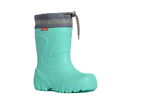 demar. Eva federleichte Kinder Gummistiefel mit Stulpe gefüttert Mammut-SM, Minze, 30/31 EU von DEMAR