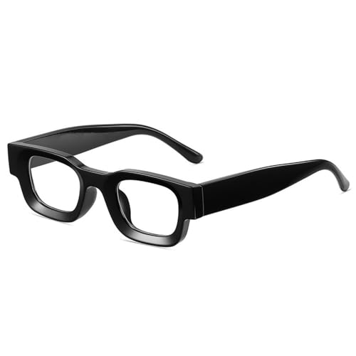 DENUVI Sonnenbrille UV400 Damen Herren Punk für Outdoor-Sportarten, Laufen und Reisen, Schwarz Klar DENUVI Sonnenbrille UV400 Damen Herren Punk für Outdoor-Sportarten, Laufen und Reisen, Schwarz Klar von DENUVI