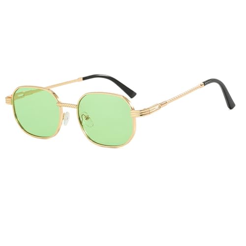 DENUVI UV400 Metall Sonnenbrille Damen Langlebig Outdoor Aktivitäten,Gold,Hellgrün DENUVI UV400 Metall Sonnenbrille Damen Langlebig Outdoor Aktivitäten,Gold,Hellgrün von DENUVI