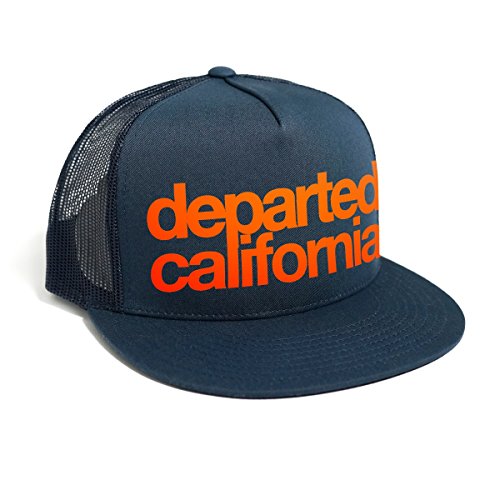 DEPARTED Herren Mesh Trucker Hat mit Print/Aufdruck - Snapback Cap - No. 64, Coastal Navy von DEPARTED