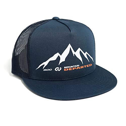 DEPARTED Herren Mesh Trucker Hat mit Print/Motiv - Snapback Cap - No. 127, Coastal Navy von DEPARTED