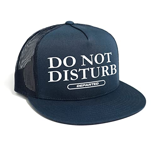 DEPARTED Herren Mesh Trucker Hat mit Print/Motiv - Snapback Cap - No. 333, Coastal Navy von DEPARTED