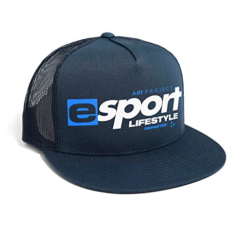 DEPARTED Herren Mesh Trucker Hat mit Print/Motiv - Snapback Cap - No. 343, Coastal Navy von DEPARTED