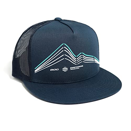 DEPARTED Herren Mesh Trucker Hat mit Print/Motiv - Snapback Cap - No. 84, Coastal Navy von DEPARTED