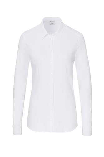 DESOTO Damen Jerseybluse - Bügelfrei White Uni 36 von DESOTO