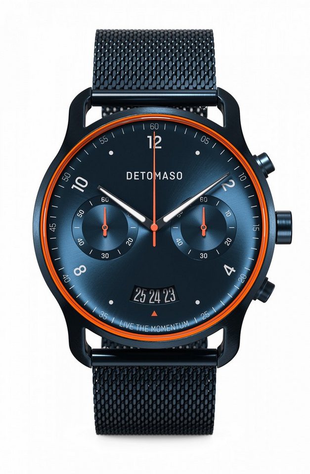 DETOMASO Chronograph SORPASSO CHRONO VELOCITÀ BLUE ORANGE von DETOMASO