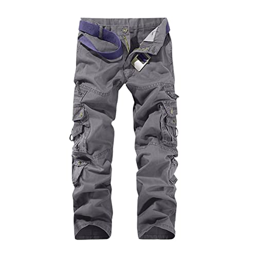 DFEK Jogginghose Herren gefüttert Sport Hosen männer Fitness kurz Sporthose Straight Jeans Herren Cargo Hosen männer Baggy Sporthosen für Sport Unterhosen männer lang 30 32.99 von DFEK