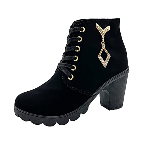 DFEK stiefeletten damen winterstiefel damen 39 reitstiefeletten damen motorradstiefel herren cowboystiefel damen leder kurz 12.99 von DFEK